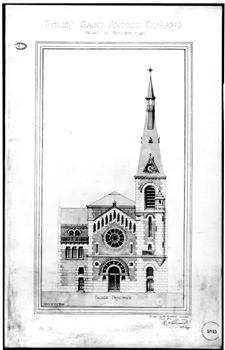 Projet de façade av. Ledru-Rollin (1900) Projet de façade av. Ledru-Rollin (1900)