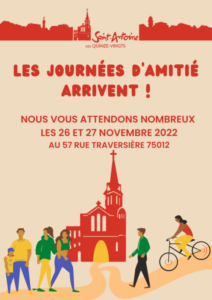 journées d'amitié les 26 et 27 novembre 2022 au 57 rue traversière