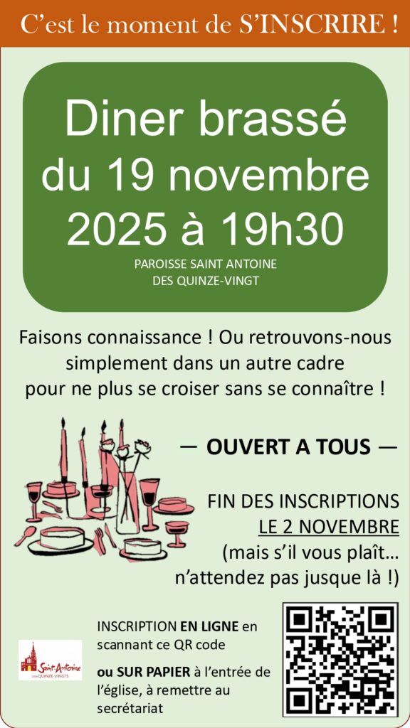 Dîner brassé paroissial